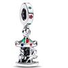 PHCLASY Ciondolo Incanti di Natale Charm Giorni di Festa Pendente Compatibile Europei Bracciale Collane da Donna