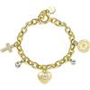 Brosway Bracciale Donna in Acciaio e Cristalli con Simbolo Croce/cuore | Collezione Chakra - BHKB120