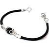 La Filigrana delle Sorelle Manunta Bracciale nero con Su Coccu centrale portafortuna in Argento (21)