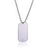 Sakrami Collana in Argento 925 con Piastrina Incidibile - Gioiello Elegante Uomo, Ragazzo - Idea Regalo per Compleanno, Anniversario, Natale, Festa del Papà + Confezione Regalo Personalizzata