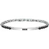 Morellato Bracciale Uomo, Collezione TENNIS, in Acciaio, Zirconi - SAEV47