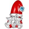 GNOCE Charm Bead Árbol de Navidad Gnomo Charm Plata de Ley 925 Joyería Regalo para Mujeres Hombres Niñas Fit Pulsera/Collar (Gnomo navideño)