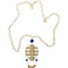Lebole Maison Collana Mongolfiera Righe Blu