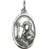 Generic Medaglia Santa Rita 2,5 cm Argento Sterling 925