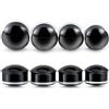 TBOSEN Dimensioni precise Set di tappi per le orecchie in acrilico, per misuratori, estensori, 23-25mm, Acrilico