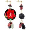 Lebole Maison Lebole Gioielli Orecchini da Donna Mix & Match Piccolo Fiore Rubino