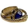 Costumeteers RUOTA DEL TEMPO Aes Sedai ANELLO channeler ouroboros puntelli serpente mago il mago, US Sz 8, Acciaio inossidabile, Cristallo