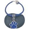 Generic braccialetti da donna ciondolo impronte di zampe corda in pelle multicolore 18 cm