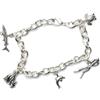 Miniblings Braccialetto Diving Tartaruga squalo Delfino subacqueo Octopus - Gioielli Fatti a Mano di Moda - Bracciale Donna Ragazza