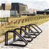 REKORD Rastrelliera Portabici Spartan per 5 Bici Supporto da Terra in Acciaio Resistente alle Intemperie Parcheggio Biciclette per Esterno Aree Pubbliche Arredo Urbano e Aziende