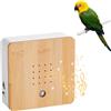 KQWVZ Soundbox Con Canto Degli Uccelli, Scatola Audio Cinguettante Di Uccell con Supporto a Parete, Scatola Canto Degli Uccelli Con Suoni Naturali, Bird Chirping Sound Box per Relax