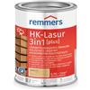 Remmers Vernice trasparente Acqua HK 3in1 incolore, 0,75 litri, vernice per legno, per recinzioni, copertura per auto, casette da giardino, impregnante + fondo + finitura in uno