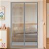 HFDASUENT Tenda Magnetica Isolante Termica in PVC Trasparente,Tende Termiche Isolanti per Il Freddo Chiusura Automatica Inverno a Prova di Vento Tenere Caldo per porta cantina, balconi, terrazze