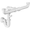 GOPLAST SIFONE SALVASPAZIO PP PER LAVELLO CUCINA doppio ATTACCO LAVASTOVIGLIE 1.1/2x40