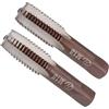 CoCud Mano Foratura Maschi, M18 x 2.5 Filo, Metrico Lega Strumento Acciaio Vite Maschiatura Maschiatore Fondo Maschio Riparazione Filettatura Macchina, 1-Paio