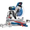 Bosch Professional Troncatrice Radiale Gcm 12 Gdl (Motore da 2000 Watt, Incl. Laser a Doppia Linea, Lama, Pinza di Serraggio)