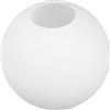 SOPOTUTU Paralume Vetro Rotondo Bianco Opalino per Lampadario, Lampada da Soffitto Trasmissione Uniforme della Luce per Soggiorni e Sale da Pranzo Minimaliste