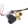 CNANRNANC Elettrovalvola a solenoide del compressore d'aria silenziosa con tecnologia senza olio, uscita, valvola di ritegno, pompa dell'aria, compressore accessori per pompe (C)