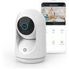 Nedis WIFICI23CWT | Telecamera Wi‑Fi smart da interno con rotazione Pan Tilt | 3MP HD | Visione notturna | Rilevamento movimento | Audio bidirezionale | Bianca