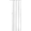 tectake® Porta a Soffietto PVC, Divisorio per Ambienti, Impermeabile, Facile da Pulire, Porta Interna Con Chiusura Magnetica, 80 x 203 cm - Bianco