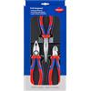 KNIPEX Assortimento di montaggio 1 x 03 02 180, 1 x 26 12 200, 1 x 70 02 160, 00 20 11