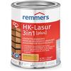 Remmers Vernice trasparente Acqua HK 3in1 rovere chiaro, 0,75 litri, vernice per legno, per recinzioni, copertura per auto, casette da giardino, impregnante + fondo + finitura in uno