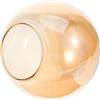 SHINEOFI Paralume Vetro Sfera Ambra 150 MM Diametro Foro 70 MM per Lampadari Ricambio Uso Interno