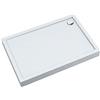 Sellon24® Piatto doccia in acrilico Stabilsound®, con supporto 12 cm, 70 x 100 x 12 cm