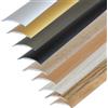 Dalsys Profilo di transizione autoadesivo 100cm x 60mm in alluminio, adatto per piastrelle, laminato e parquet Champagne
