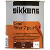 Sikkens Cetol Filter 7 Plus RM - Speciale vernice trasparente per esterni, colori e dimensioni assortiti 1 litro Noce