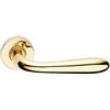 Forme MANIGLIA PORTA BLINDATA ROSETTA TONDA GOCCIA Dx - cromo satinato