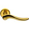 Colombo Design Maniglia Peter in ottone satinato su rosetta ID11R