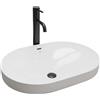 Rea - Lavabo Da Incasso Arleta Lavabo Bagno 615 X 420 X 170 mm Ceramica (Bianco)