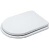 Inbagno Sedile wc coprivaso Dolomite Clodia, modello compatibile dedicato come originale, cerniere in metallo cromo INCLUSE