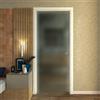 FIP PORTA SCORREVOLE SCOMPARSA IN VETRO SATINATO 80X210 (SINISTRA)