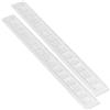 ZESLIV 2 griglie di ventilazione, griglia di ventilazione in alluminio, per armadio da cucina, scarpiera e armadio, bianco, 60 mm x 600 mm