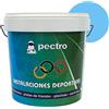 PECTRO Vernice per Piscine 4L in Cemento - Pittura per Piscine ad Acqua - Resistente ai Prodotti per la Pulizia (Azzurro)