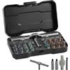 Generic Outdoorfun 24 in 1 Cacciavite fai da te, 24 in 1 Set di cacciaviti magnetici a cricchetto con impugnatura a T, punte in acciaio S2, kit di attrezzi multiuso per la casa e progetti fai da te