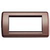 Vimar Serie Idea - Placca Rondo 4 Modulo metallo Bordeaux metallizzato