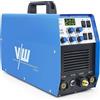 VECTOR WELDING Saldatrice TIG AC DC 200 A, taglierina al plasma 50 A, saldatura in alluminio, funzione di impulso, avanzamento del gas, corrente e discesa, AC DC PLASMA TIG200P, VECTOR WELDING