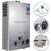 Furvveerr 10L GPL Scaldacqua a Gas Liquefatto,Uscita Dell'acqua Calda 10 L/min,20KW Shower Water Heater Gas Bagno Riscaldatore di Acqua Calda di Induzione Riscaldatore Della Parete