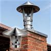 generic 50-300mm Comignolo Cappello, Terminale Canna Fumaria, Antivento e Antipioggia, Cappuccio per Camino per Condotti di Stufe e Camini(60mm/2.3in)