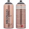 Montana Metallic Effect 400ml - Metallic spray paint can - color Black EMC9000