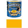 Hammerite Vernice protettiva per metallo Hammerite, antiruggine, 250 ml, lucida, Giallo