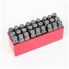 MJIKOO 6/7/8/10mm AZ Sigillo d'acciaio punteggiato,telaio dell'auto In acciaio parola punzone timbro/matrice fare lettere di timbro,27 pz/scatola,Lettere 10MM