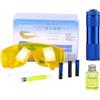 Generico Kit Rivelatore Di Perdite AC AC - Kit Diagnostico CA Con Iniettore UV Light And Dye, Finder Di Perdite AUTO HVAC | Rileva Perdite Di Refrigerante Veloce, Facile Da Usare Con Occhiali E Adattatore Di S