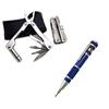 Sconosciuto Tasca da viaggio pieghevole multiuso pinza multiuso con luce LED + 8 in 1 portatile scanalato Philips Torx esagonale cacciavite kit