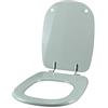 idrotop Copriwater Ideal Standard TESI GRIGIO SUSSURRATO Cerniera Cromo-Sedile-Asse Wc