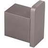TATAY Collezione di ganci Oslo, in alluminio, colore grigio. Misure 4,6x3x6 cm