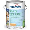 Remmers Olio di cera dura eco incolore, 2,5 litri, olio di cera dura per interno, a base di oli naturali, colorante, olio e sigillante ceroso in un solo prodotto, sostenibile, vegano
